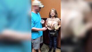 Cougars: Busty MILF Allowing A Stranger From The Hotel Bar Fondle My Boob In An Elevator #2