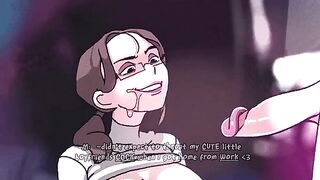 Anime MILFs: Milf can't stop gagging on your cock! (LewdFroggo) #3