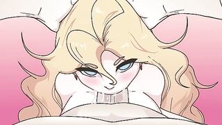 Blondie slobbering all over your cock! (Derpixon)