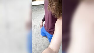 Mom with Son: I love embarrassing my step son while running errands! His face literally got so red!  MILF #2