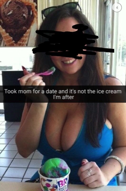 On a date with mom
