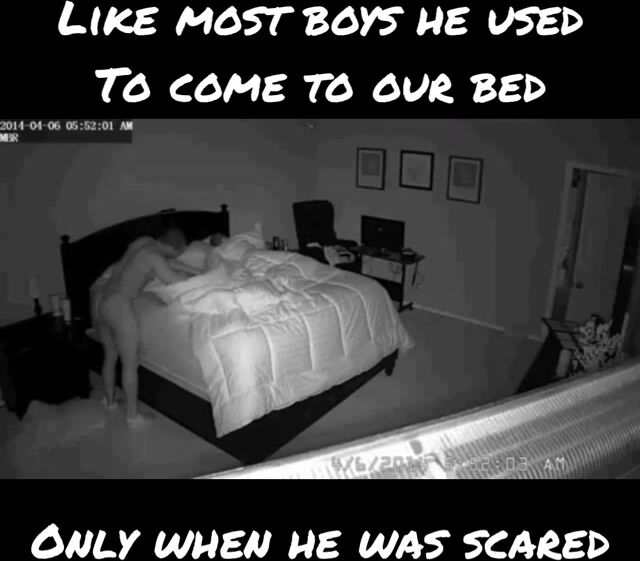 While dad is sleeping