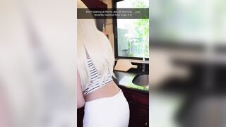 Mom with Son: PAWG mom (36) sucks & fucks son (19) after she notices how much he's been staring at her ass lately #1