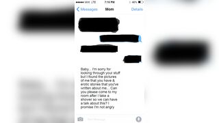 Son loses virginity to his own HUGE round ass mom after she finds pictures & erotic fiction about herself on his PC