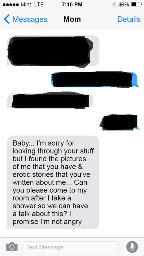 Son loses virginity to his own HUGE round ass mom after she finds pictures & erotic fiction about herself on his PC