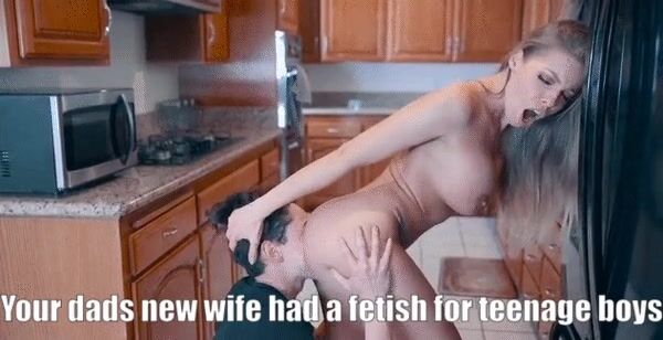 You were finally alone together with your step mom