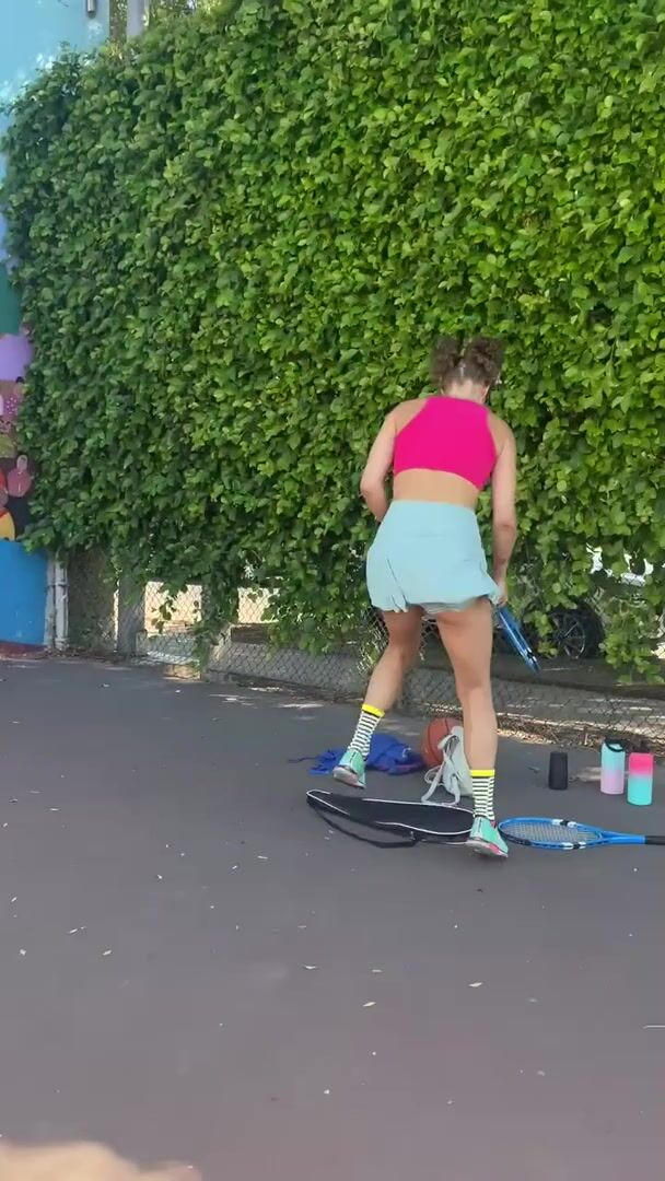 Mom caught me staring at her sweaty ass! Oops.. SHE CALLED ME A PERV!  MILF