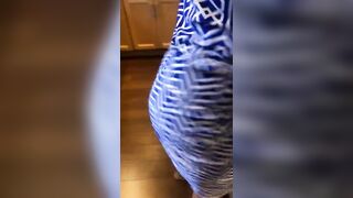 Mom with Son: Mom ass slap #1