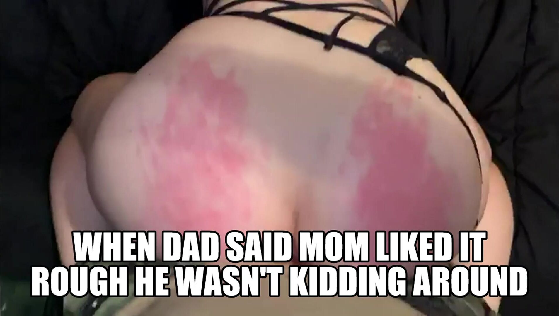Mom's pink cheeks