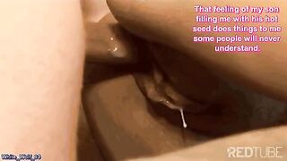 Mom with Son: Taking In son's seed #3
