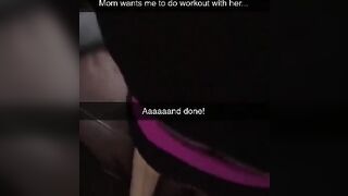 Workout with mom