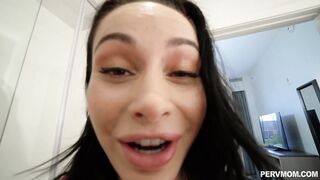 Mom with Son: Crystal Rush Cum On Pussy Eye Contact Mom POV Pussy Son Taboo #4