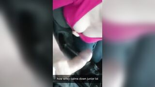 How wifey calms down our son... ????????