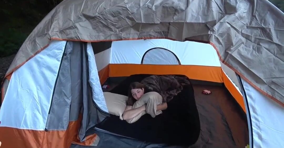 Camping Alone with Mom