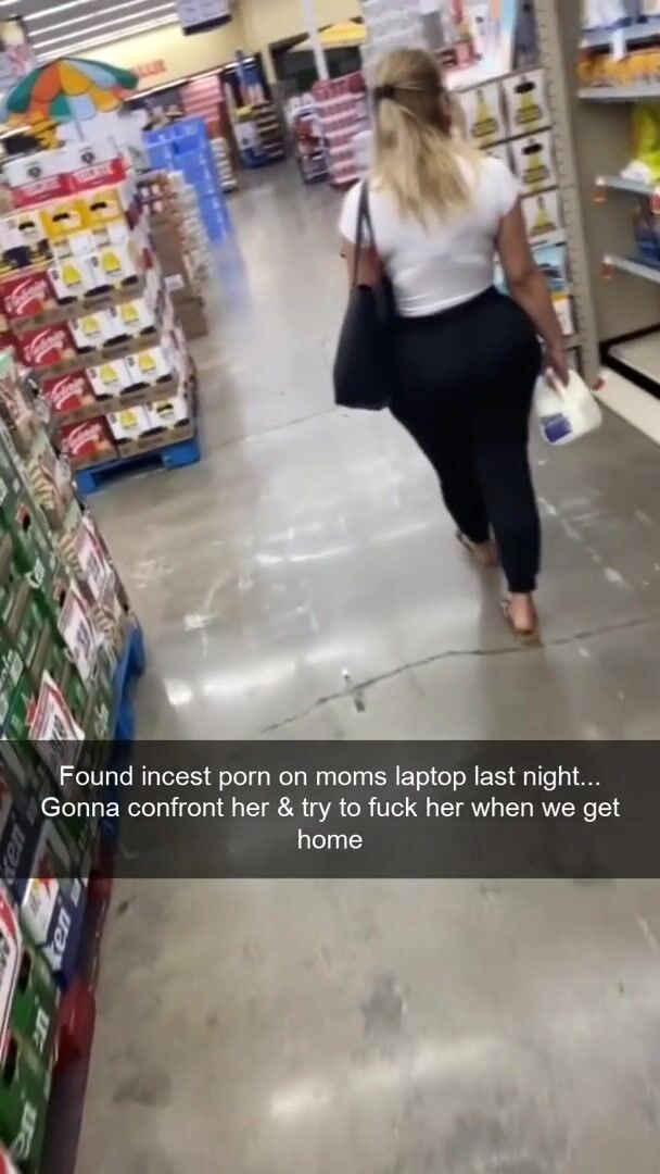 PHAT ass mom (35) lets son (18) hit after he confronts her about her incest porn stash