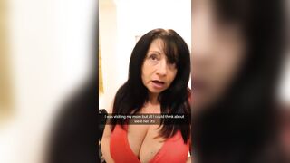 obsessed with moms tits