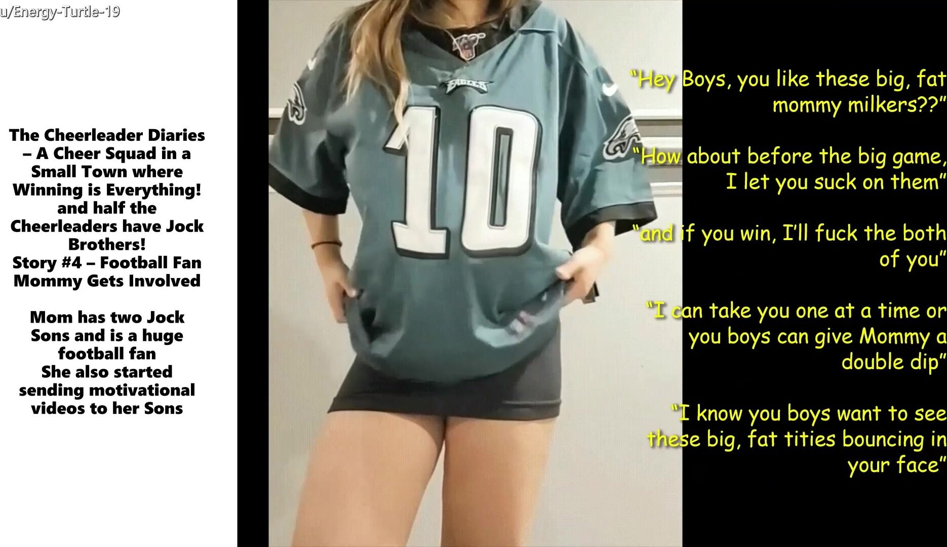 The Cheerleader Diaries #4, Football Fan Mommy Gets Involved