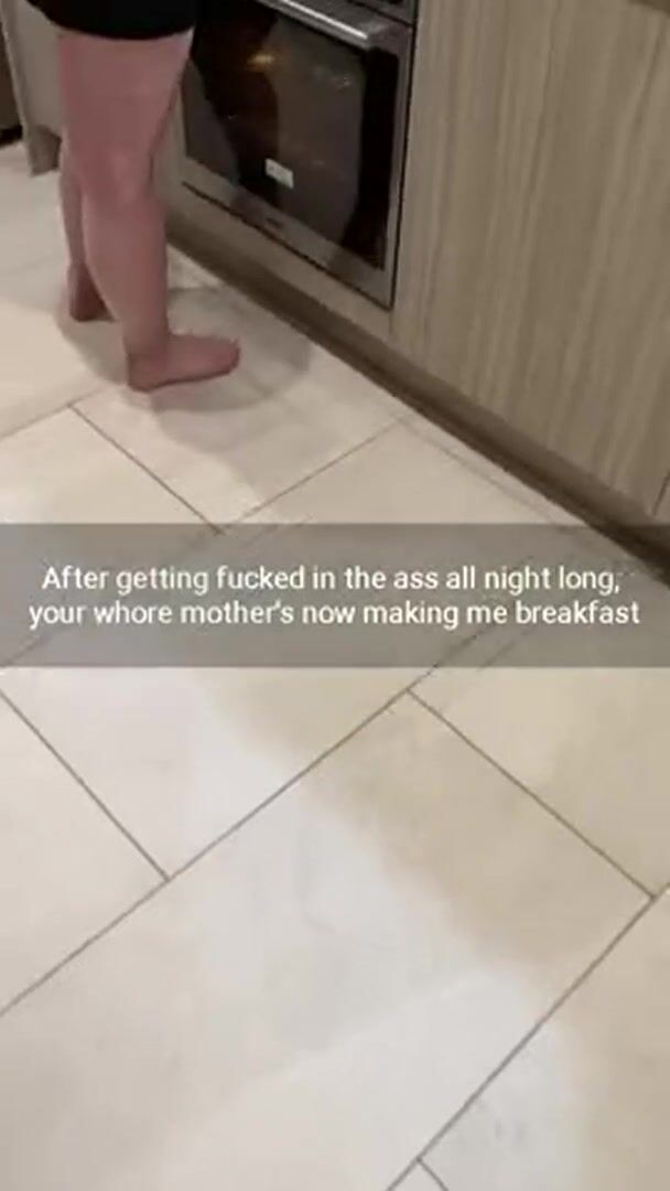 Mom had said she was gonna spend the night working in the office. Next morning my bully sent me this
