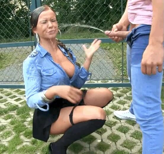 HA HA HA STUPID CUNT. Did you really believe that I would stop hitting your worthless son if you sucked my dick?