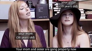 In gang-ran towns like yours, beautiful women like your mother and sister are often made gang property