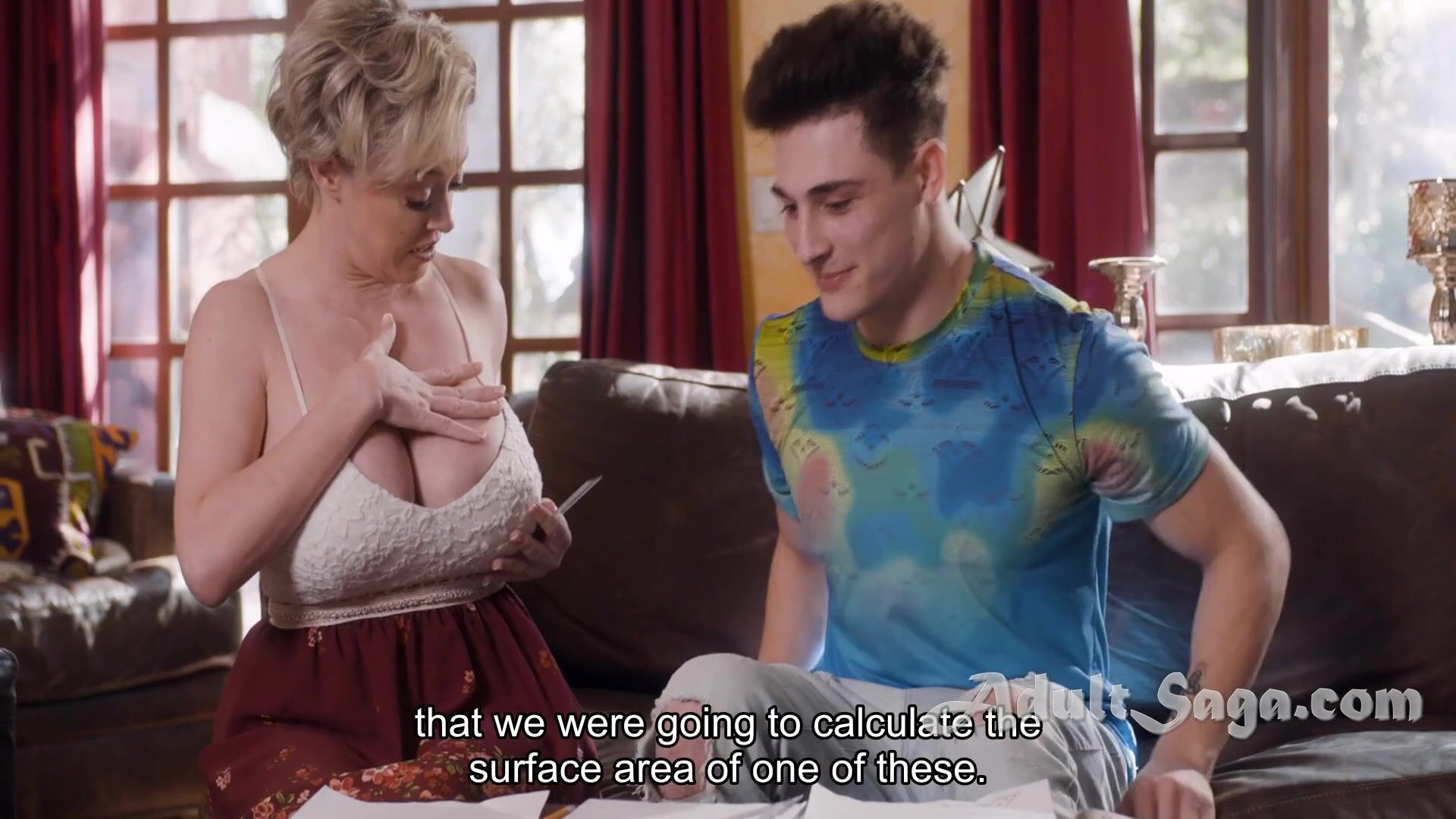 Measuring moms tits was FUN