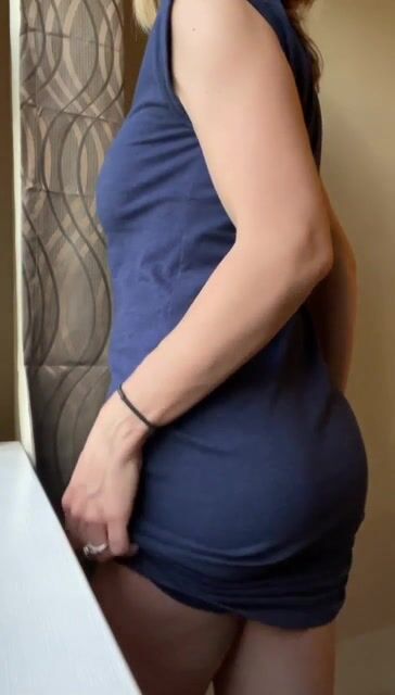 Dresses are always better with nothing underneath