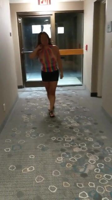 MILF Strolling Through The Hotel...Cum Join Me In Room 69