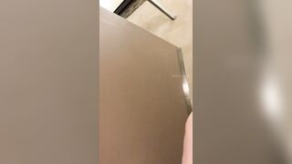 MILFs: Masturbating in a public bathroom #4