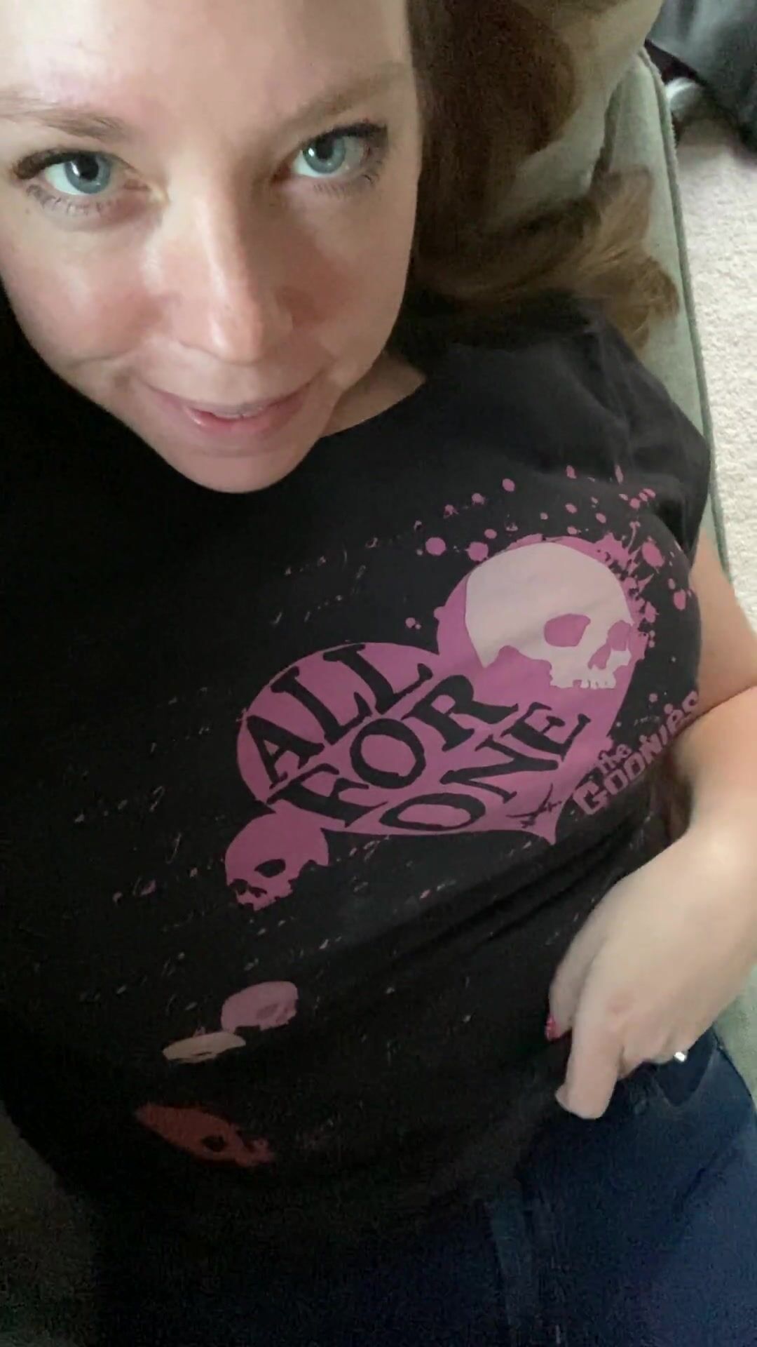 Lazy Sunday on the couch. Still slutty tho!