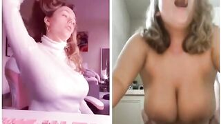 Mature Women: Look at that jiggling boobs! #3