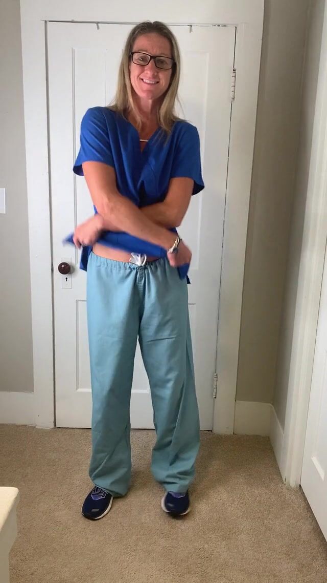 43 My scrubs are easy to get off